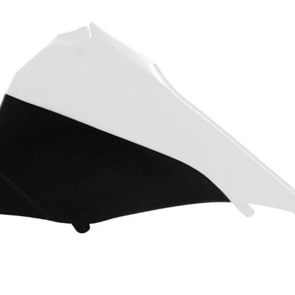 13-15 KTM Sx/sxf Left Airbox & Panel, White/black Rtech, R-FIKTMBNSX13 75-0307