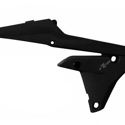 YZF250/450 Lower Rad 14-18, Scoops Black Rtech, R-CVYZFNRL014