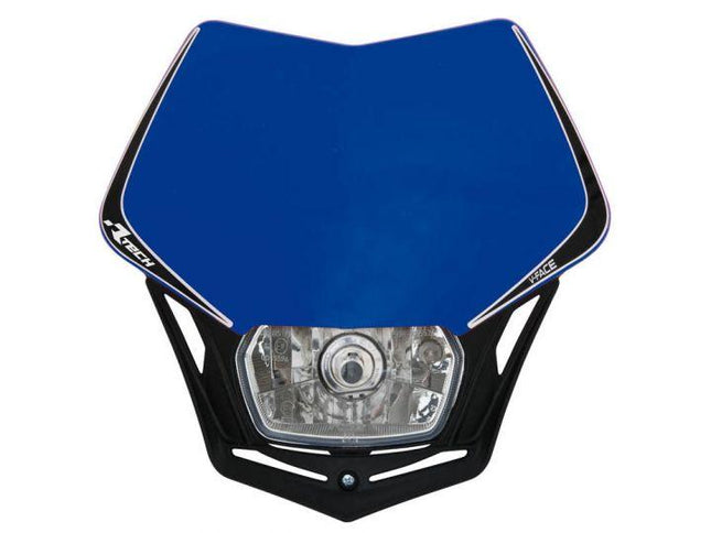 V-face Headlight YZ Be/bk, Rtech R-MASKBLNR008
