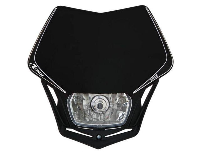 V-face Headlight Black, Rtech R-MASKNR00008