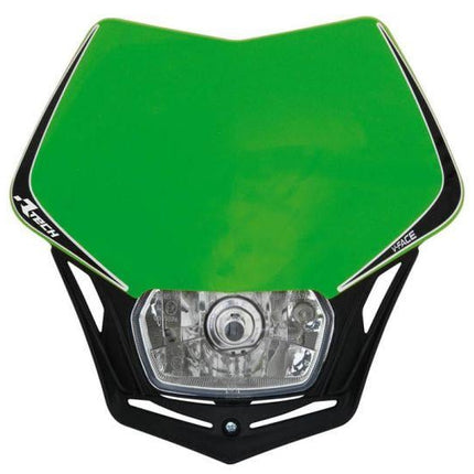 V-face Headlight Gren/blk, Rtech R-MASKVENR008