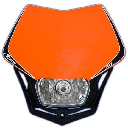 V-face Headlight Or/blk, Rtech R-MASKARNR008