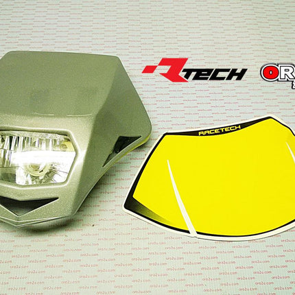Genesis Headlight Silver, Rtech R-MASKSI00006, Silver