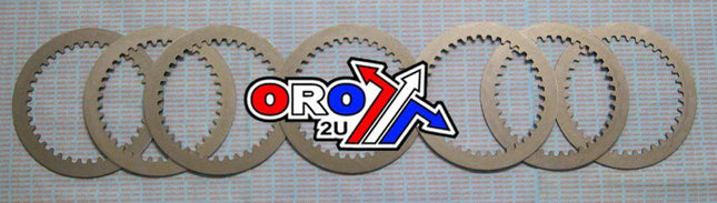 Clutch Plate Steel SET/7 KX Kdx, Kawasaki 250 500 88-00, MX-03509S