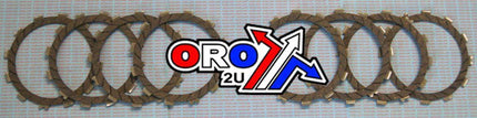 Clutch Friction Plate SET/8 [CK4514], 04-16 Kxf RMZ250 Suzuki, Kaw