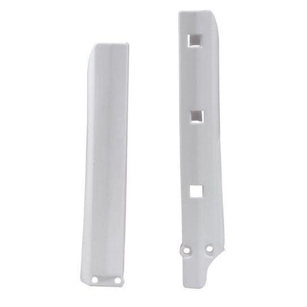 LOWER FORK GUARDS 02-19 YZ85, RTECH R-PSYZ0BN0085, Fork Protectors WHITE
