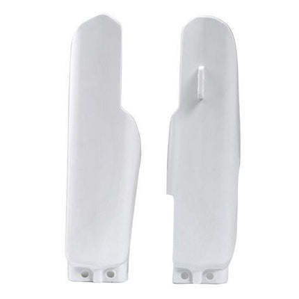 Fork Covers RM85 00-25 White, Rtech R-PSRM0BN0085, OEM 2003-15