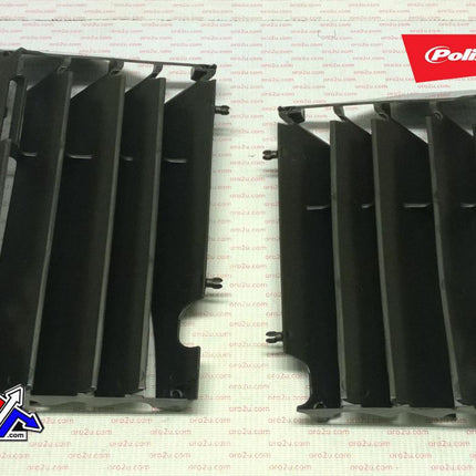 Louvers Rad CRF450R 15-16 Blk, Polisport 8457400001