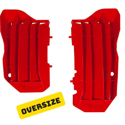Louvers Rad Oversize Red, CRF450R 17-20, CRF/rx 17-20, Rtech R-GRCRFRS0017