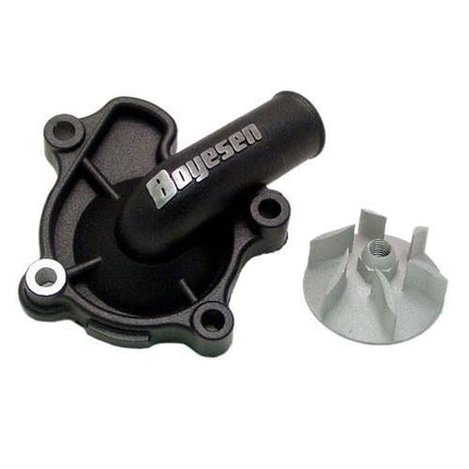 Water Pump Cover 04-09 CRF250R, Supercooler Boyesen WPK-07B, Black