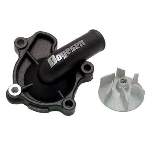 Water Pump Cover 04-09 CRF250R, Supercooler Boyesen WPK-07B, Black