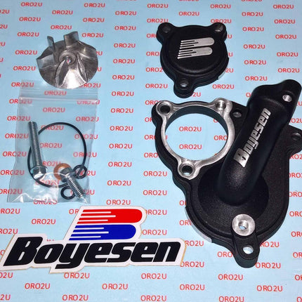 Water Pump Cover 04-16 KX250F, Boyesen WPK-17B Supercooler