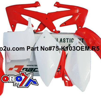 Plastic KIT/5 CRF450 05-06, Rtech R-KITCRF-OEM-506