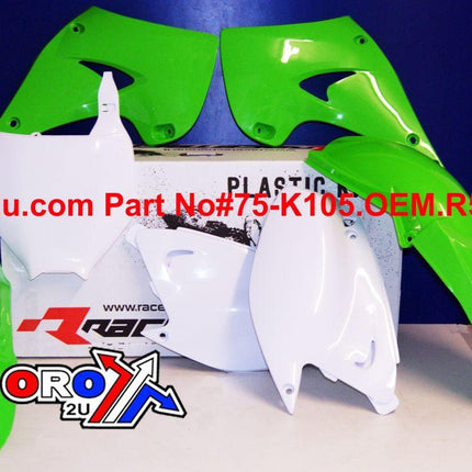 Plastic KIT/5 KX125/250 03-08, Rtech R-KITKX0-OEM-503