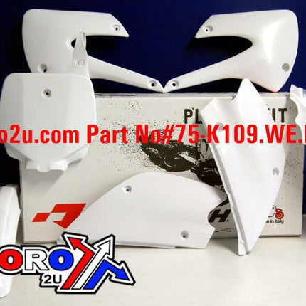 Plastic KIT/5 98-13 KX85 White, Rtech R-KITKX0-BN0-507