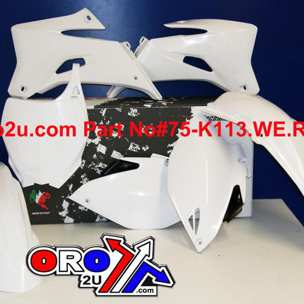 Plastic KIT/5 06-09 Yzf White, Rtech R-KITYZF-BN0-508