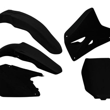Plastic KIT/5 01-11 RM125/250, Black Rtech R-KITRM0-NR0-502