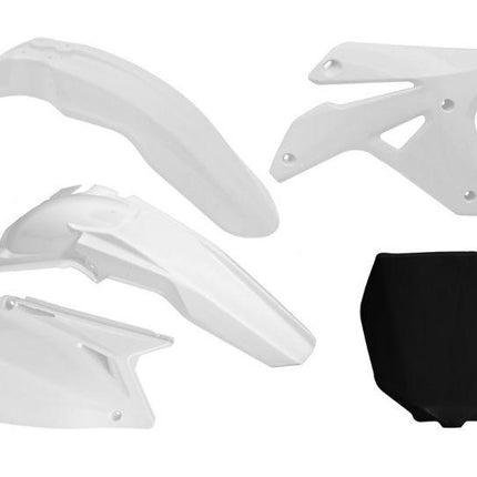 Plastic KIT/5 2007 RMZ450, White Black Rtech R-KITRMZ-BN0-506