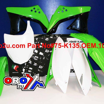 Plastic KIT/5 09-11 KXF450 OEM, 10-11 Rtech R-KITKXF-OEM-510