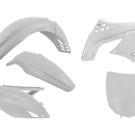Plastic KIT/5 09-12 KXF250 Wht, Rtech R-KITKXF-BN0-509