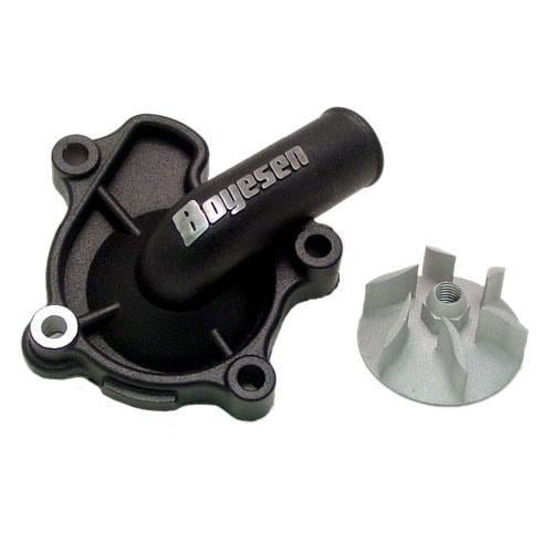 Water Pump Cover 10-17 CRF250R, Supercooler Boyesen WPK-07AB, Black