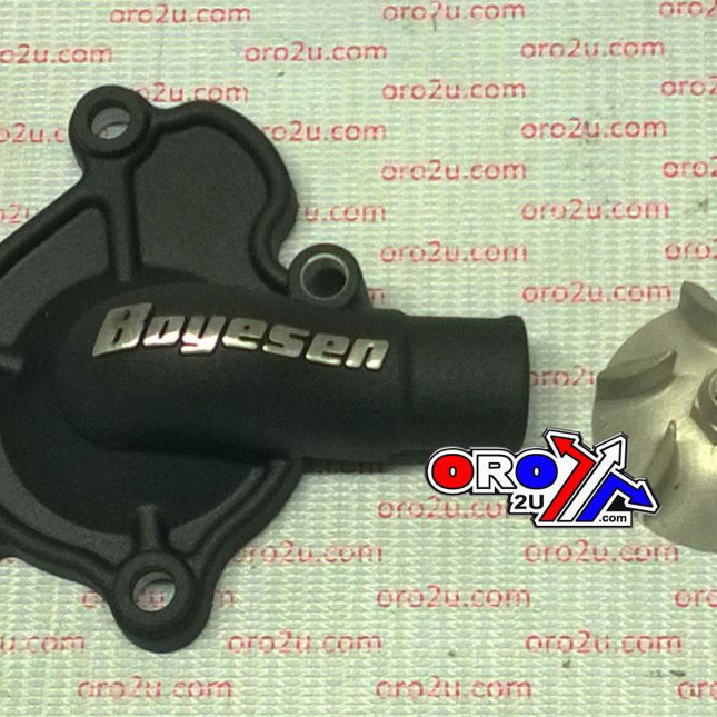 Water Pump Cover 10-17 CRF250R, Supercooler Boyesen WPK-07AB, Black