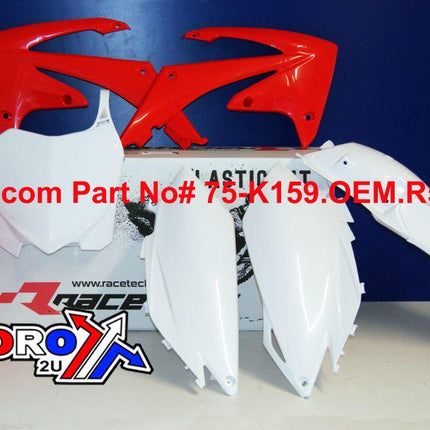 Plastic KIT/5 CRF250/450 11-12, Rtech R-KITCRF-OEM-516