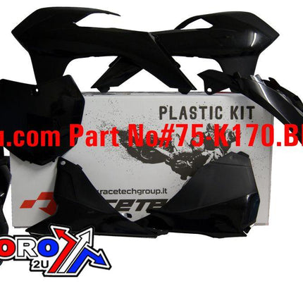Plastic KIT/6 13-16 KTM Sx/sxf, Black Rtech R-KITKTM-NR0-512