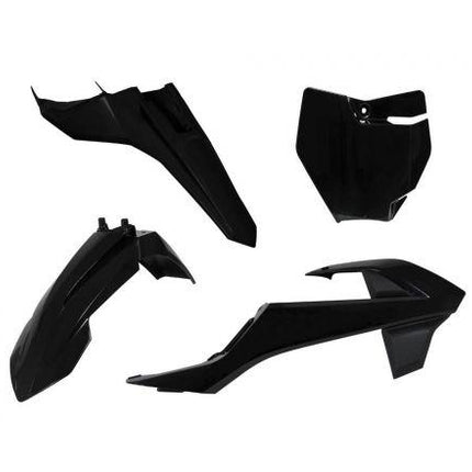 Plastic KIT/4 16-23 KTM SX65, Black Rtech R-KITKTM-NR0-500, Gasgas Mc 65 2021-2023