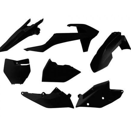 Plastic KIT/6 16-18 KTM Sx/sxf, Black Rtech R-KITKTM-NR0-516