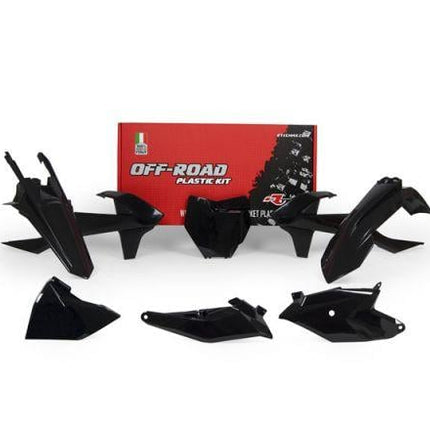 Plastic KIT/6 18-24 KTM SX85, Black Rtech R-KITKTM-NR0-185, Gasgas Mc 85 2021-2023