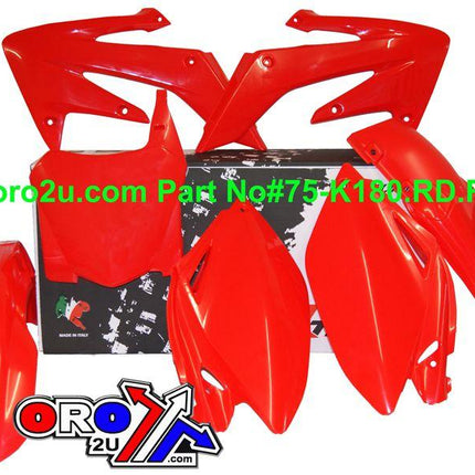 Plastic Kit 08-09 CRF250 Red, Rtech R-KITCRF-RS0-588