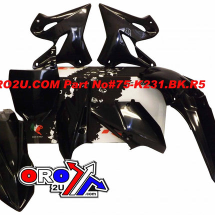Plastic KIT/5 15-21 YZ125/250, Wr-yzx 250 2016-2021, Rtech R-KITYZ0-NR0-515