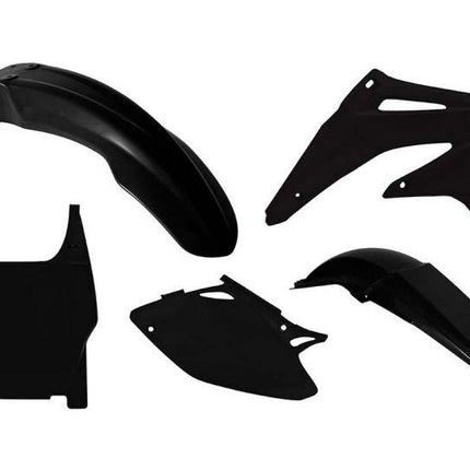 Plastic KIT/5 CRF450R 2004, Black Rtech R-KITCRF-NR0-505