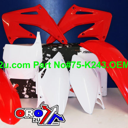 Plastic KIT/5 CRF450R 2004 OEM, Rtech R-KITCRF-OEM-505