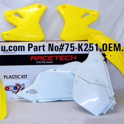 Plastic Kit 00-10 DRZ400E, Rtech R-KITDRZ-OEM-411