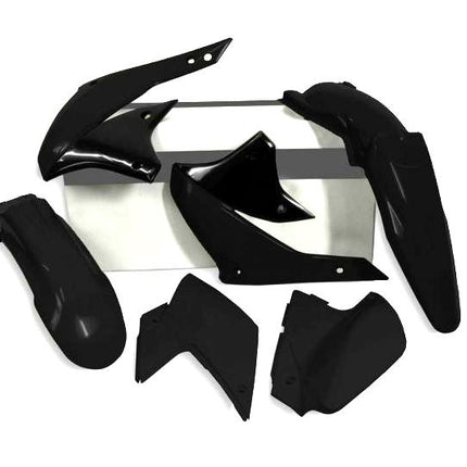 Plastic Kit 07-15 KLX450 Black, Rtech R-KITKLX-NR0-407