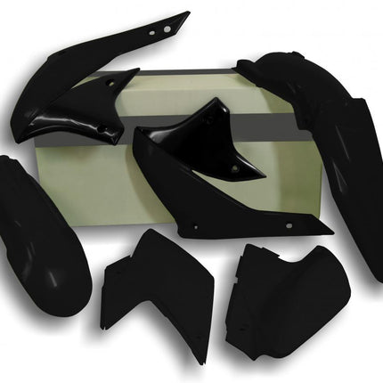 Plastic Kit 07-15 KLX450 Black, Rtech R-KITKLX-NR0-407