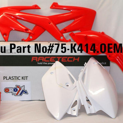 Plastic Kit CRF450X 05-07, Rtech R-KITCRX-OEM-414
