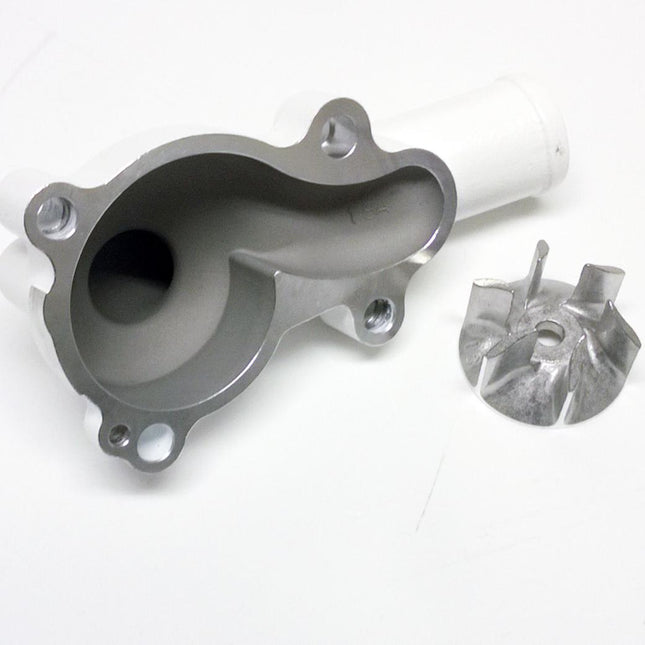 WATER PUMP COVER 16-18 KX450F, Supercooler BOYESEN WPK-18AW, WHITE