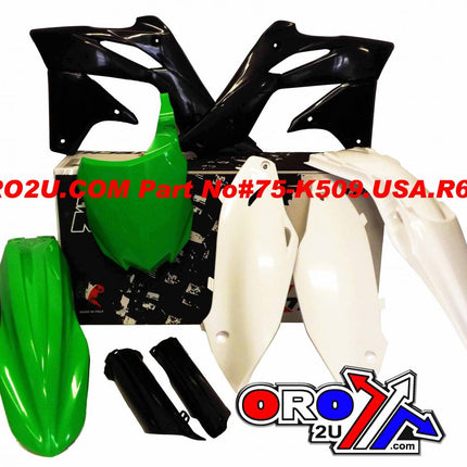 Plastic Kit 13-16 KX250F Usa, Rtech R-KITKXF-US2-516