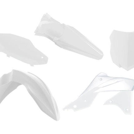Plastic KIT/5 13-16 KX250F, White Rtech R-KITKXF-BN0-516