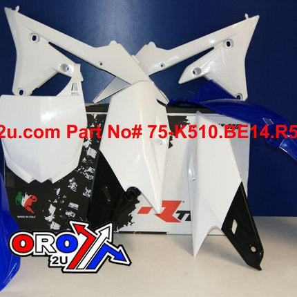 Plastic KIT/5 14-18 Yzf, Yz-fx 250 15-18 YZ-FX450 16-18, Rtech R-KITYZF-BL0-514