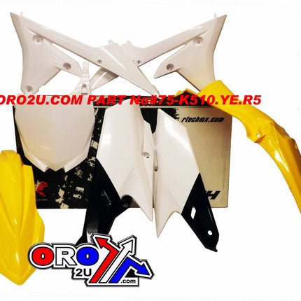 Plastic KIT/5 14-18 Yzf, YZ-FX250 15-18 YZ-FX450 16-18, Rtech R-KITYZF-GY0-514