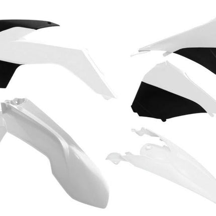 Plastic Kit KTM Exc 14-16, Rtech White R-KITKTM-BN0-415