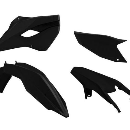 Plastic KIT/4 13-14 Husaberg, Rtech R-KITHBG-NR0-400, Black