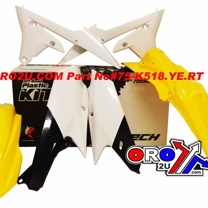 Plastic KIT/4 WRF250 / WRF450 15-19, Rtech R-KITWRF-GY0-415