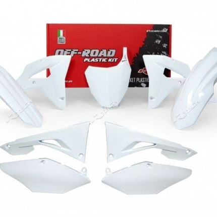 Plastic KIT/6 White 17-18 CRF450RX, Rtech R-KITCRF-BN0-600, White