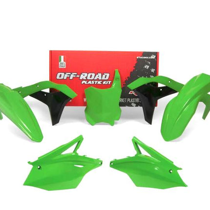 Plastic KIT/5 17-19 KX250F, Green Rtech R-KITKXF-VE0-519