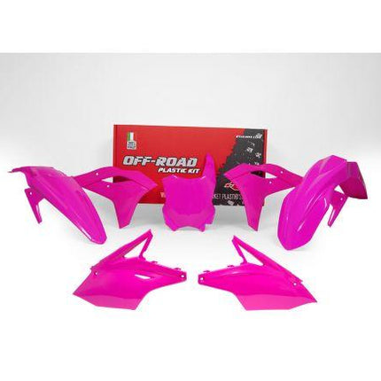 Plastic KIT/5 17-19 KX250F, N/pink Rtech R-KITKXF-FU0-519